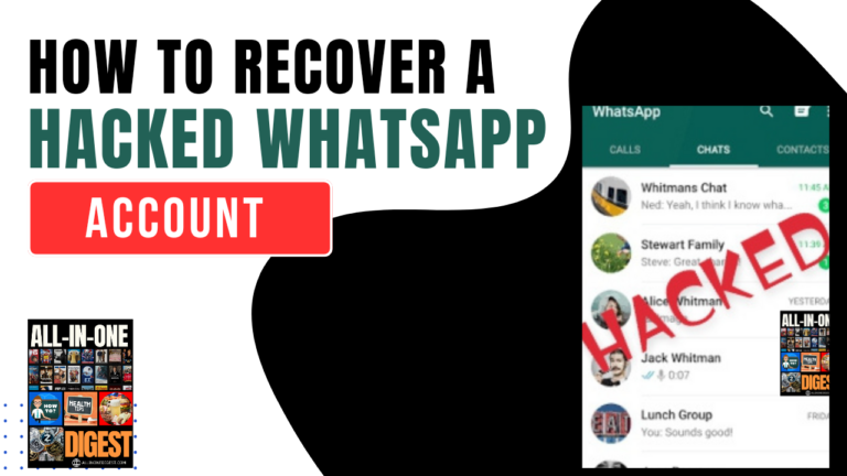 How To Recover A Hacked Whatsapp Account