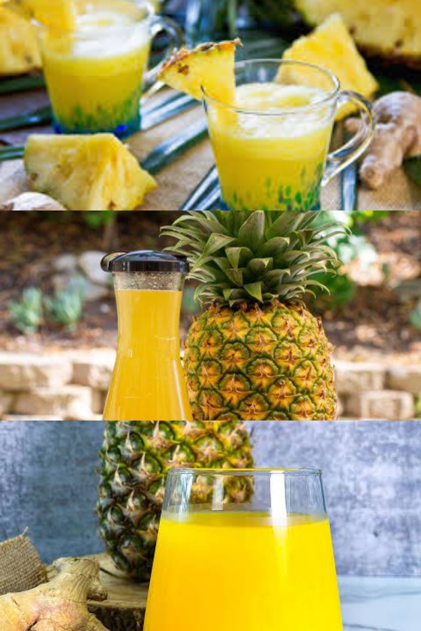 How to Prepare Pineapple Ginger Juice